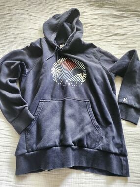 Hurley Navy Pullover Hoodie Sweatshirt